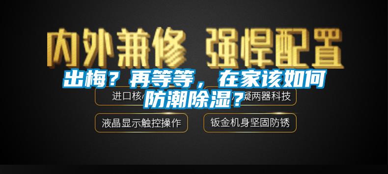 出梅？再等等，在家該如何防潮除濕？