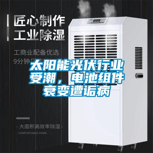 太陽能光伏行業(yè)受潮，電池組件衰變遭詬病