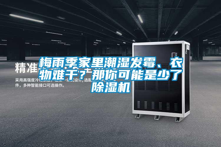 梅雨季家里潮濕發(fā)霉、衣物難干？那你可能是少了除濕機