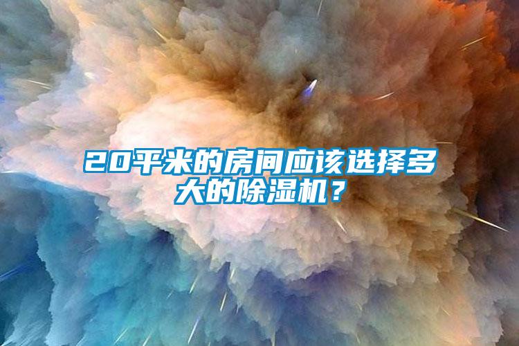 20平米的房間應(yīng)該選擇多大的除濕機(jī)？