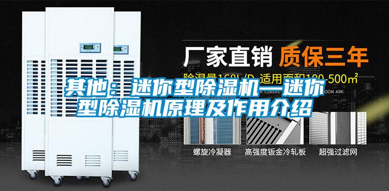 其他：迷你型除濕機—迷你型除濕機原理及作用介紹