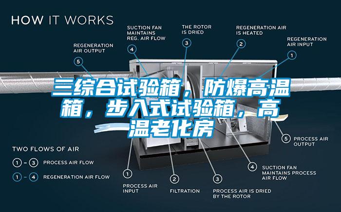 三綜合試驗(yàn)箱，防爆高溫箱，步入式試驗(yàn)箱，高溫老化房