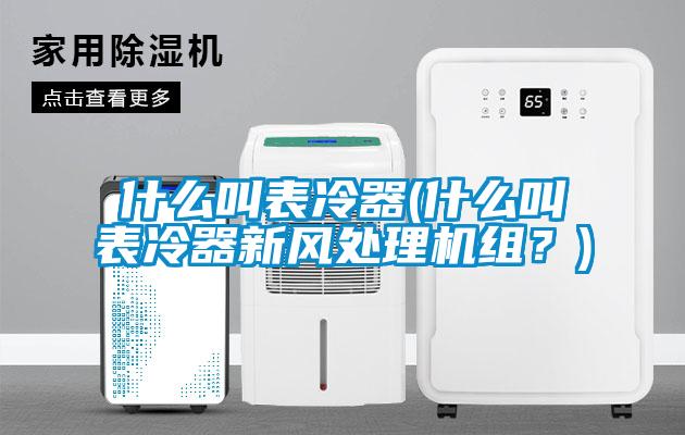 什么叫表冷器(什么叫表冷器新風(fēng)處理機(jī)組？)