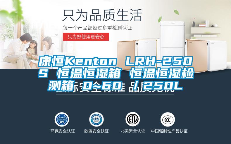 康恒Kenton LRH-250S 恒溫恒濕箱 恒溫恒濕檢測(cè)箱 0~60℃／250L