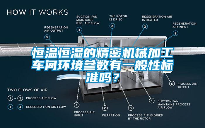 恒溫恒濕的精密機械加工車間環(huán)境參數(shù)有一般性標準嗎？