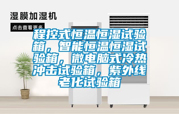 程控式恒溫恒濕試驗箱，智能恒溫恒濕試驗箱，微電腦式冷熱沖擊試驗箱，紫外線老化試驗箱