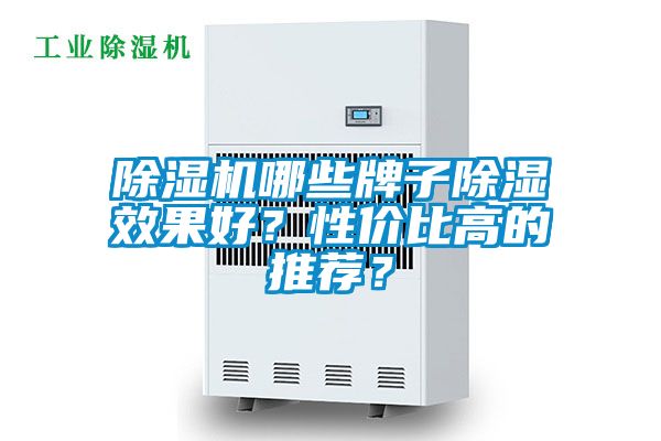 除濕機哪些牌子除濕效果好？性價比高的推薦？