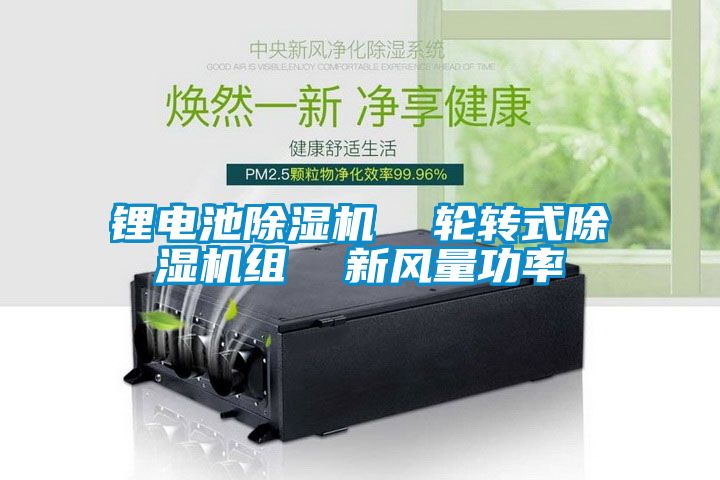 鋰電池除濕機(jī)  輪轉(zhuǎn)式除濕機(jī)組  新風(fēng)量功率